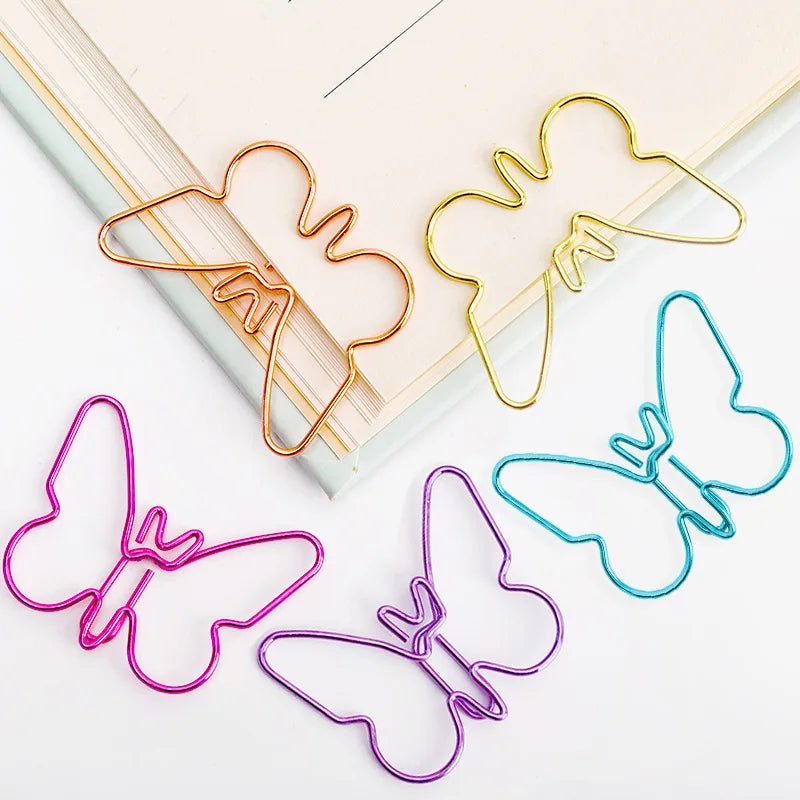 Decorative Butterfly Bookmark Paper Clips