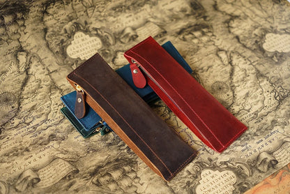 Handmade Leather Pencil Case