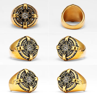 Luxury Compass Ring