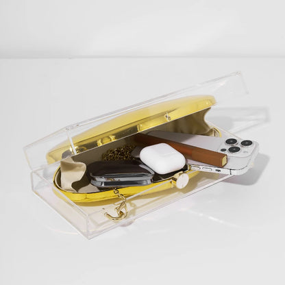 Elegant Acrylic Box Clutch Evening Bag