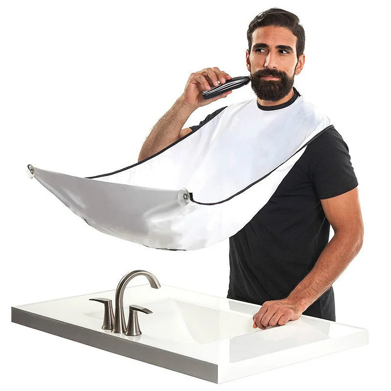 Beard Shaving Apron Hair Catcher