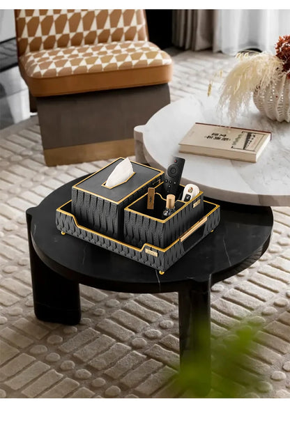 Luxury Resin Tissue Box Organizer