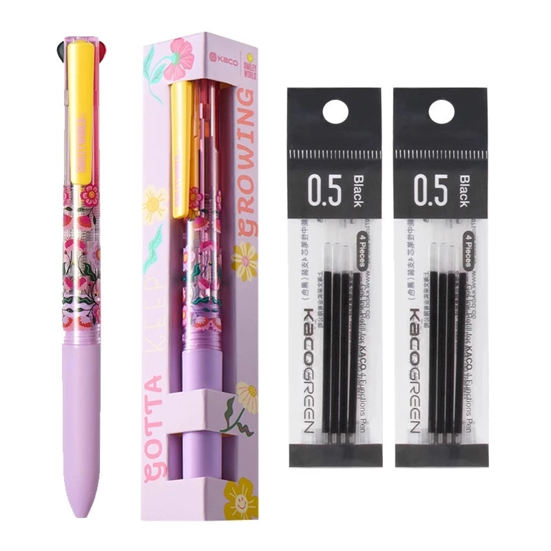 0.5mm Gel Pen & Mechanical Pencil Multi Pen for School & Office
