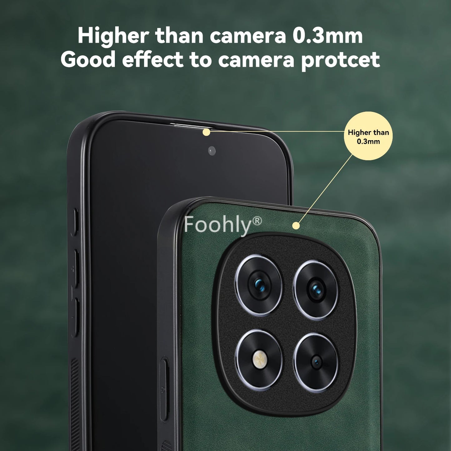 Magnetic Nubuck Leather Case for Redmi