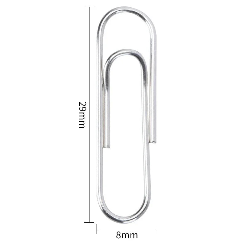 Pastel Metal Paper Clips Set