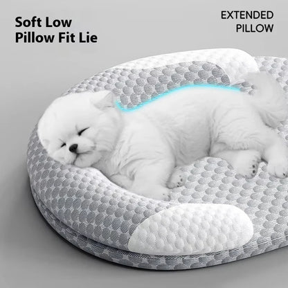 Premium Cooling Pet Lounger Bed