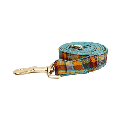 Personalized Plaid Dog Collar, Harness & Leash Set