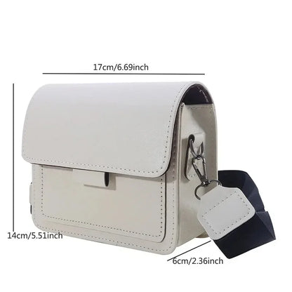 Women’s PU Leather Crossbody Flap Bag