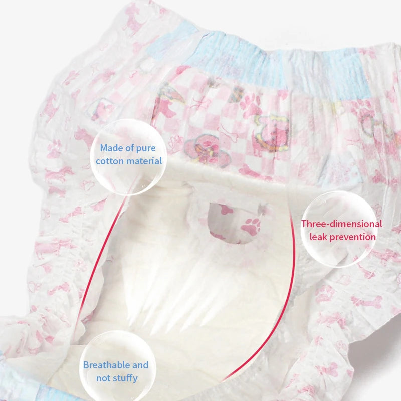 Dog Diapers – Disposable Leakproof Puppy Safety Pants