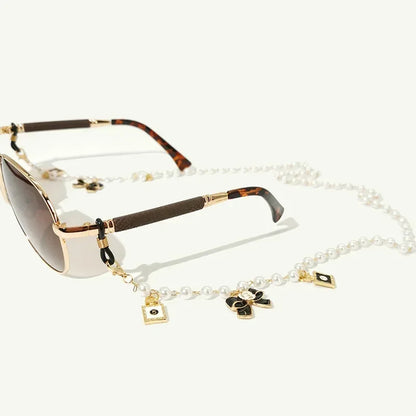 Pearl Bow Glasses Chain
