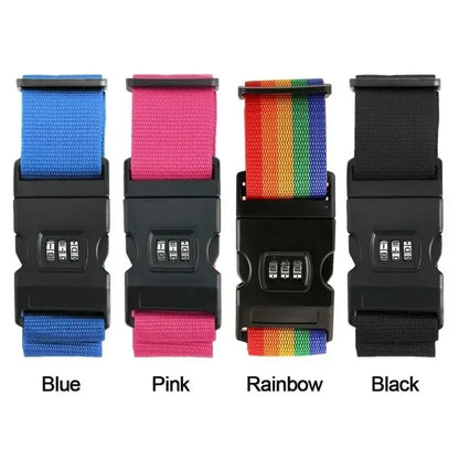Adjustable TSA-Style Luggage Security Strap
