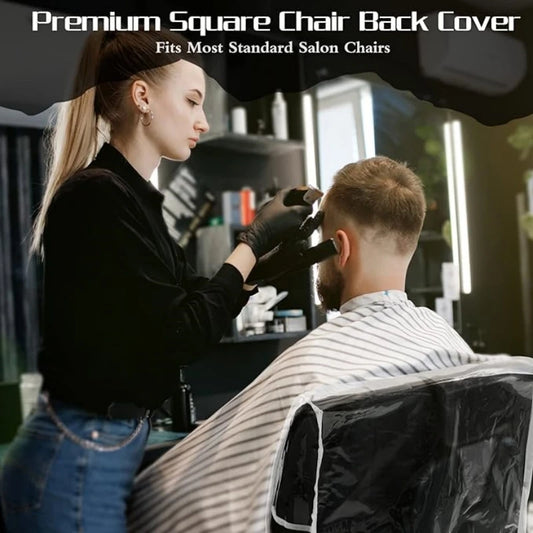Transparent Salon Chair Back Cover