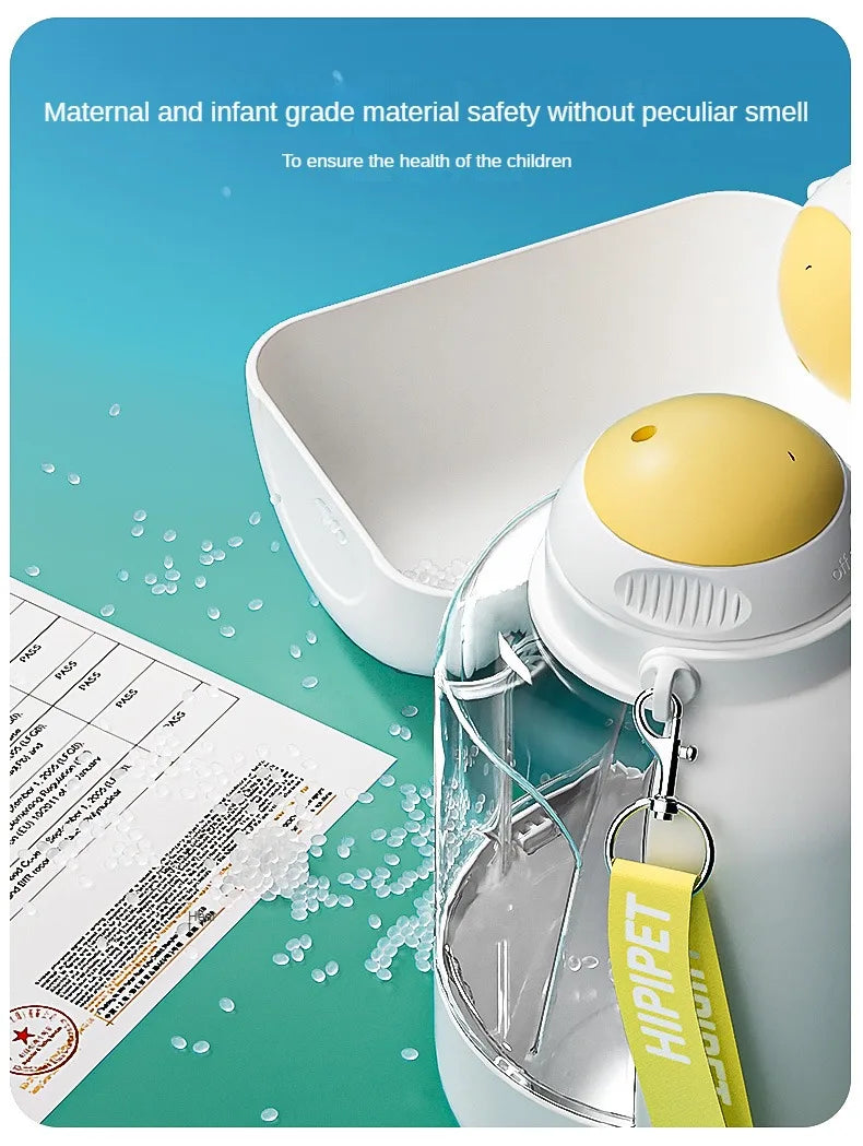 2-in-1 Portable Dog Water Bottle & Food Container