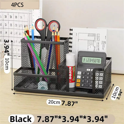 Metal Mesh Desk Organizer Caddy