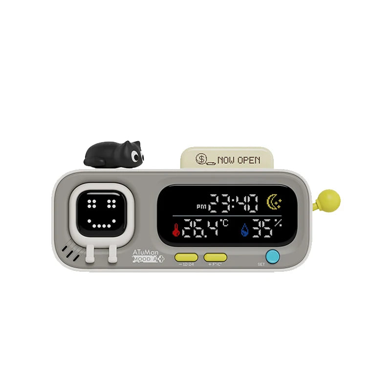 Smart Temperature & Humidity Desk Clock