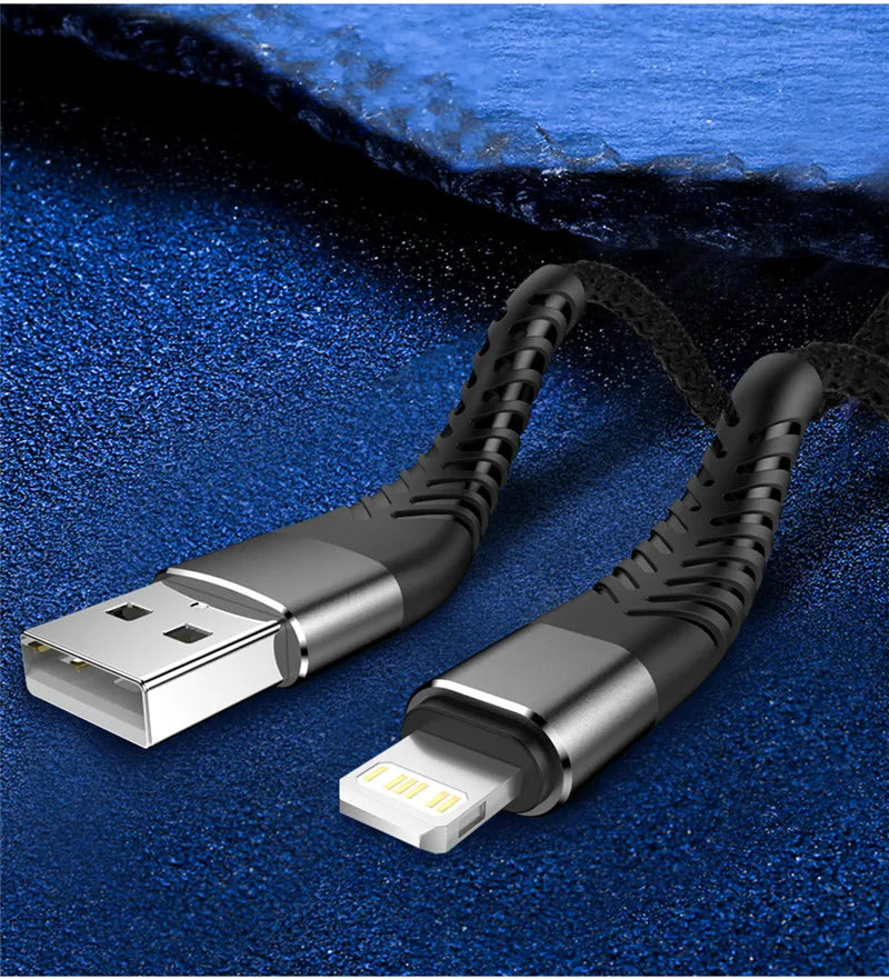 USB-A to Lightning Braided Fast Charging Cable
