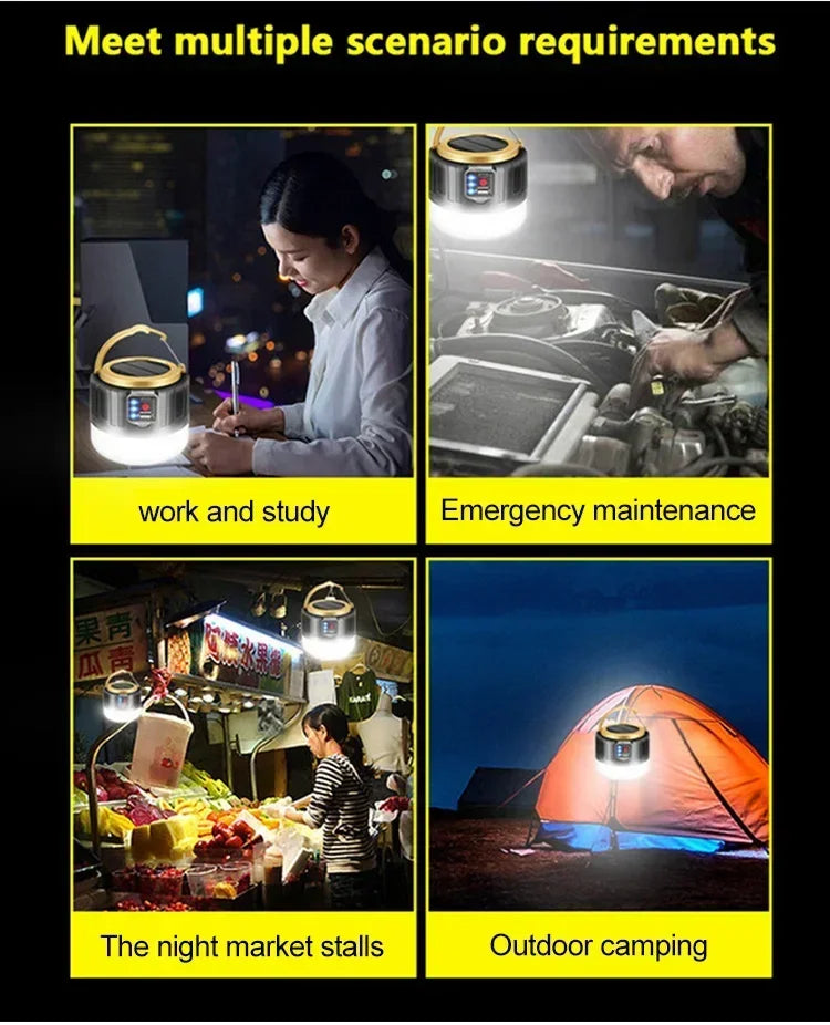 Solar Rechargeable Camping Lantern