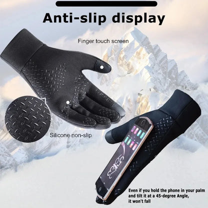 Winter Fleece Cycling Gloves
