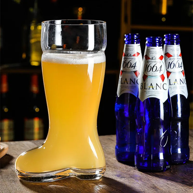 Boot-Shaped Beer Glass