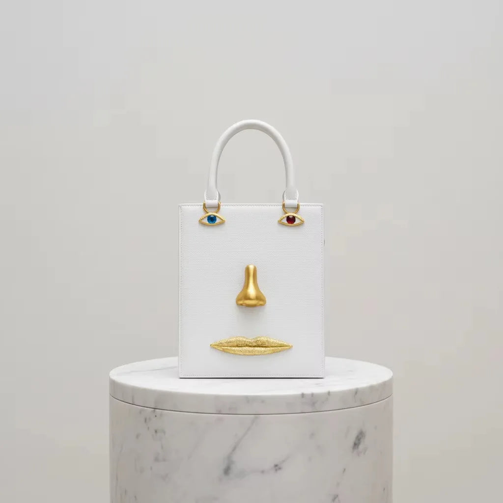 Vintage Mini PU Leather Crossbody Tote Bag