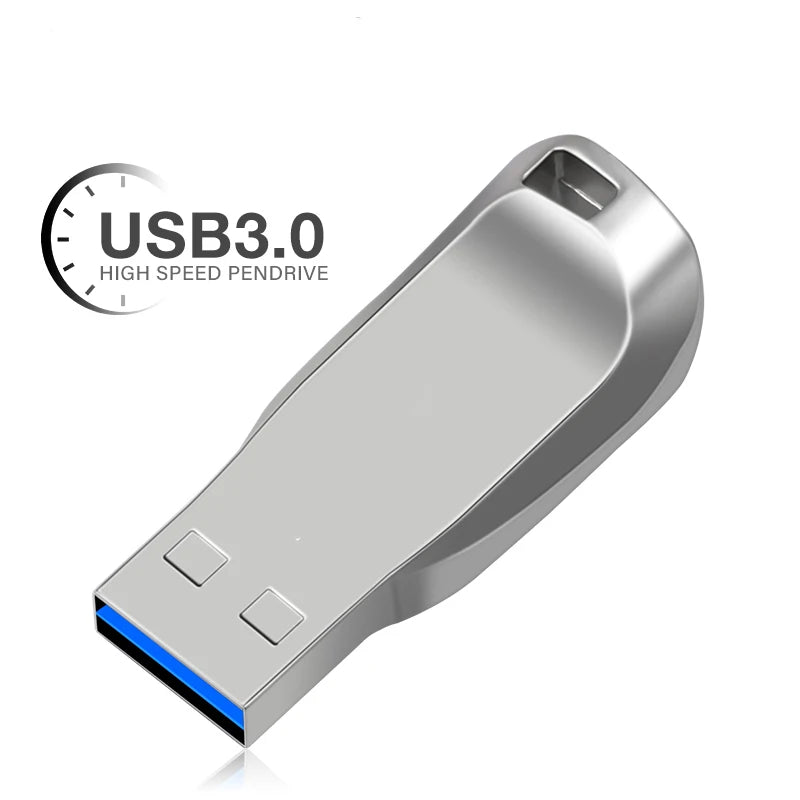 USB 3.0 Metal Flash Drive – High-Speed Waterproof Storage (16GB–128GB)