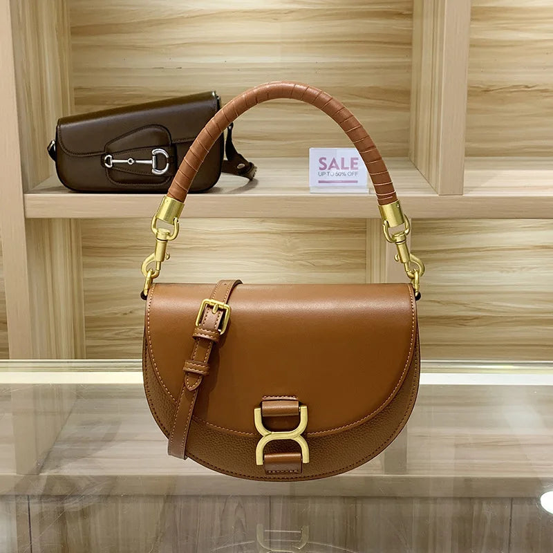 Vintage Leather Diaper Bag