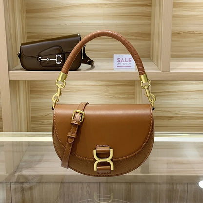 Vintage Leather Diaper Bag