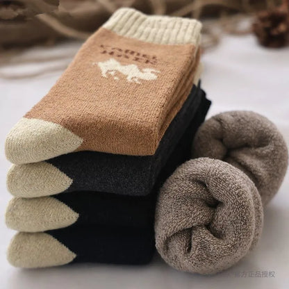 Men’s Thick Winter Wool Socks 5 Pairs