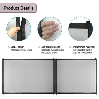 Portable Nylon Mesh Pet Safety Gate