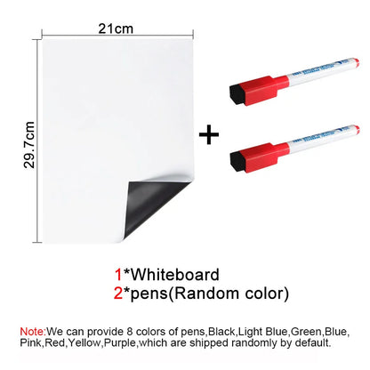 A4 Magnetic Dry Erase Whiteboard Sheet for Fridge
