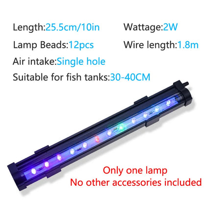 Practical Household Accessory – LED Air Bubble Light Aquarium Fish Tank – pp