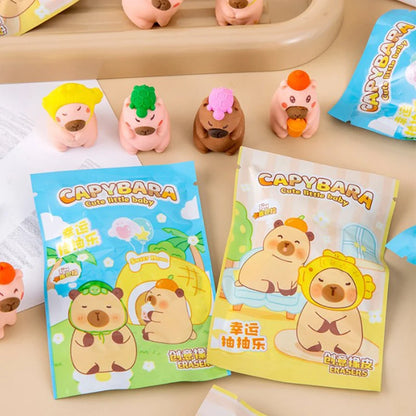 Cute Stationery Capybara Eraser