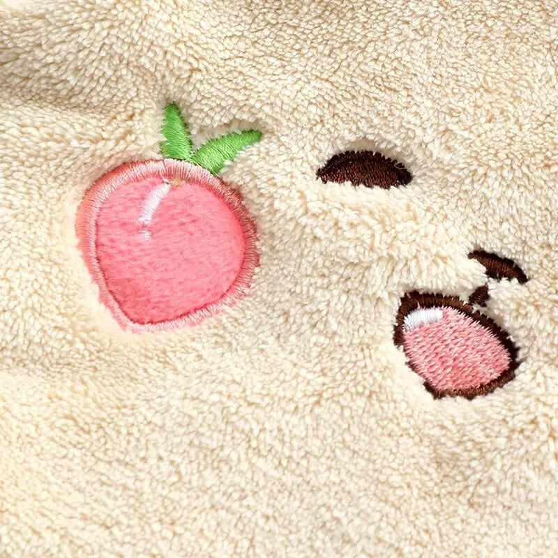 Double Layer Cartoon Hanging Hand Towel
