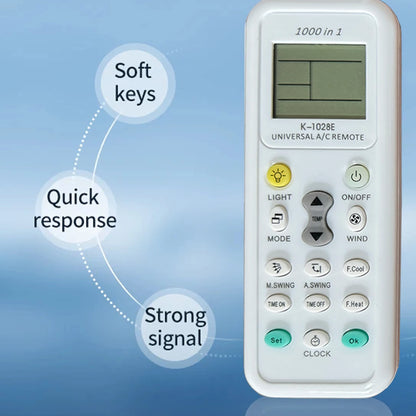 Universal Air Conditioner Remote Control K-1028E