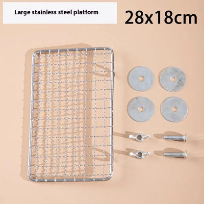 Stainless Steel Parrot Cage Platform Stand