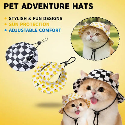 Adjustable Summer Sun Hat for Dogs