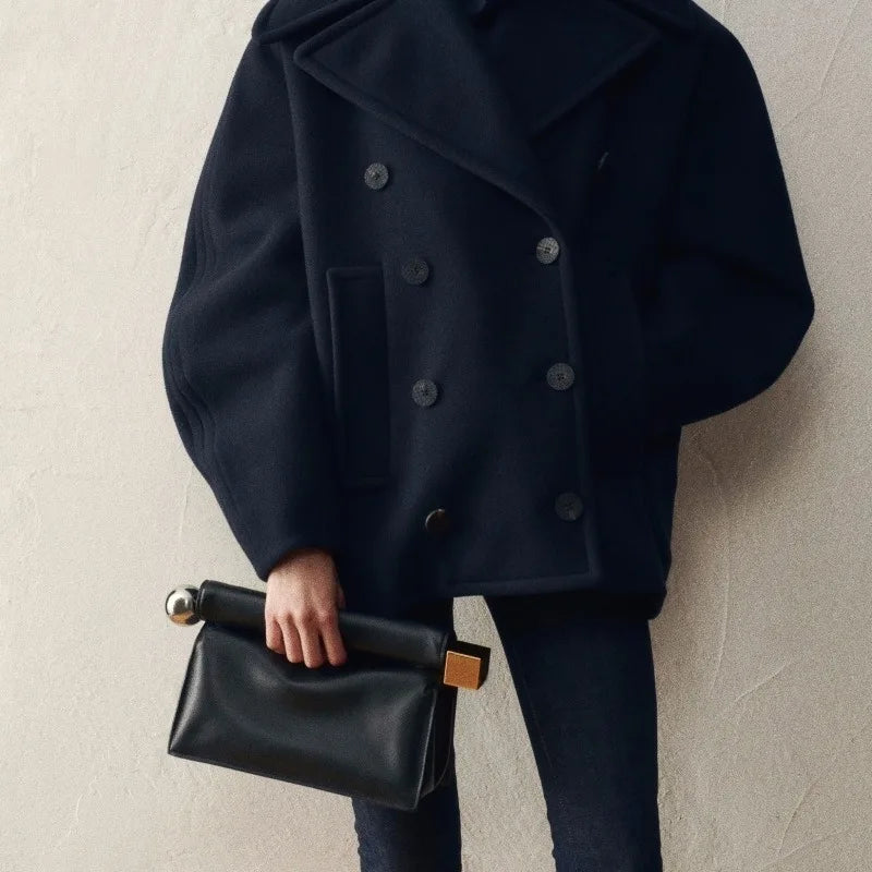 Luxury Fold-Over Chain Clutch Bag
