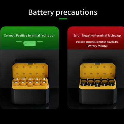 10-Slot Lithium Battery Charging Station