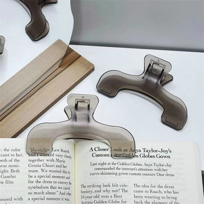 Large Plastic Book Holder Clip for Reading & Note Keeping