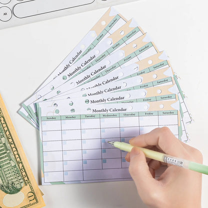 Practical Household Accessory – A6 Colorful Loose Leaf Notebook Refill – pp