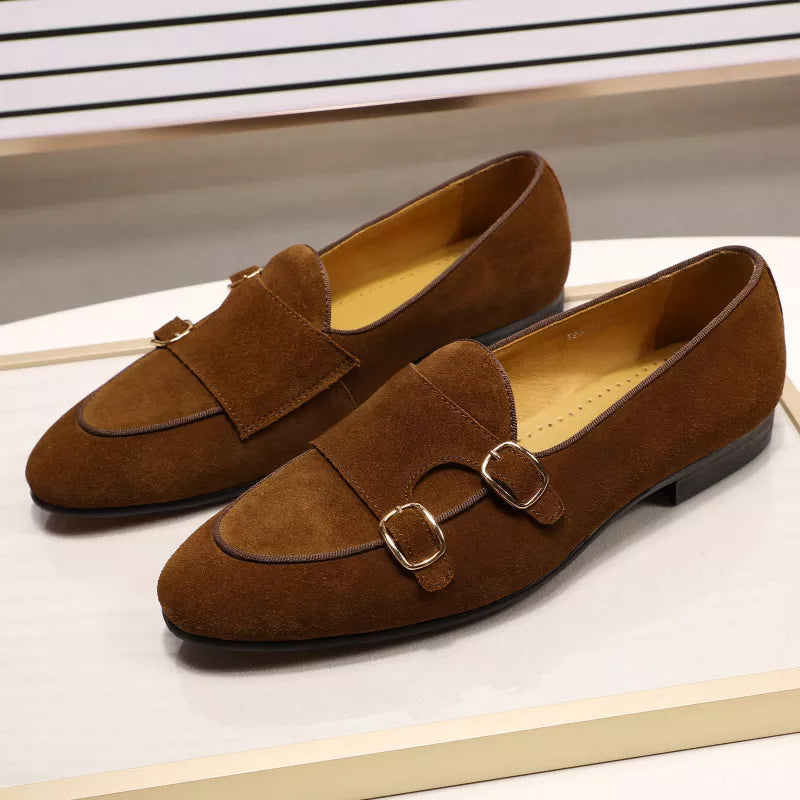 Suede Leather Mens Loafers