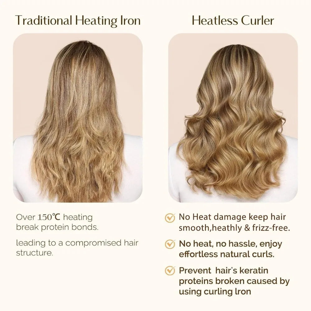 Heatless Hair Curler Set