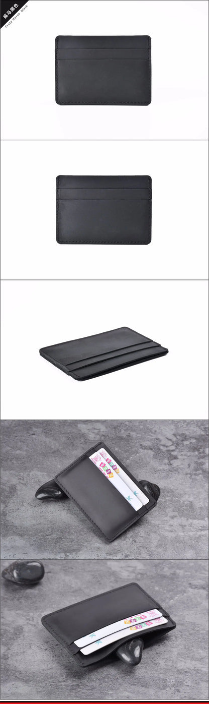 Genuine Leather Card Holder Wallet