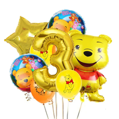 Winnie the Pooh Birthday Decoration Balloons