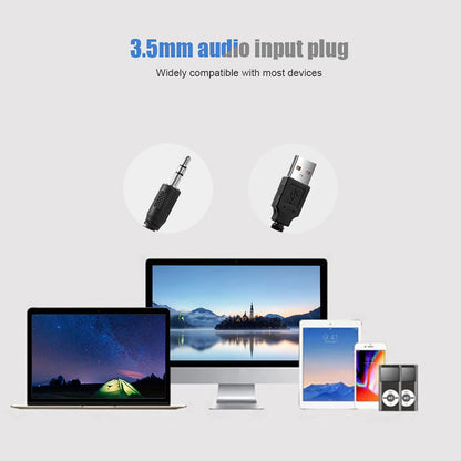 USB Wired Stereo Soundbar Speaker