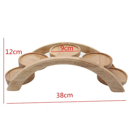 Wooden Sushi Bridge Serving Plate