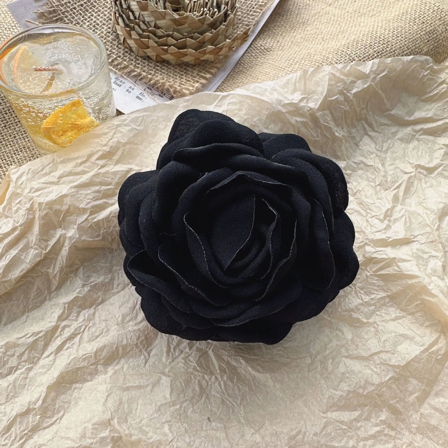 Rose Flower Hair Clip for Women