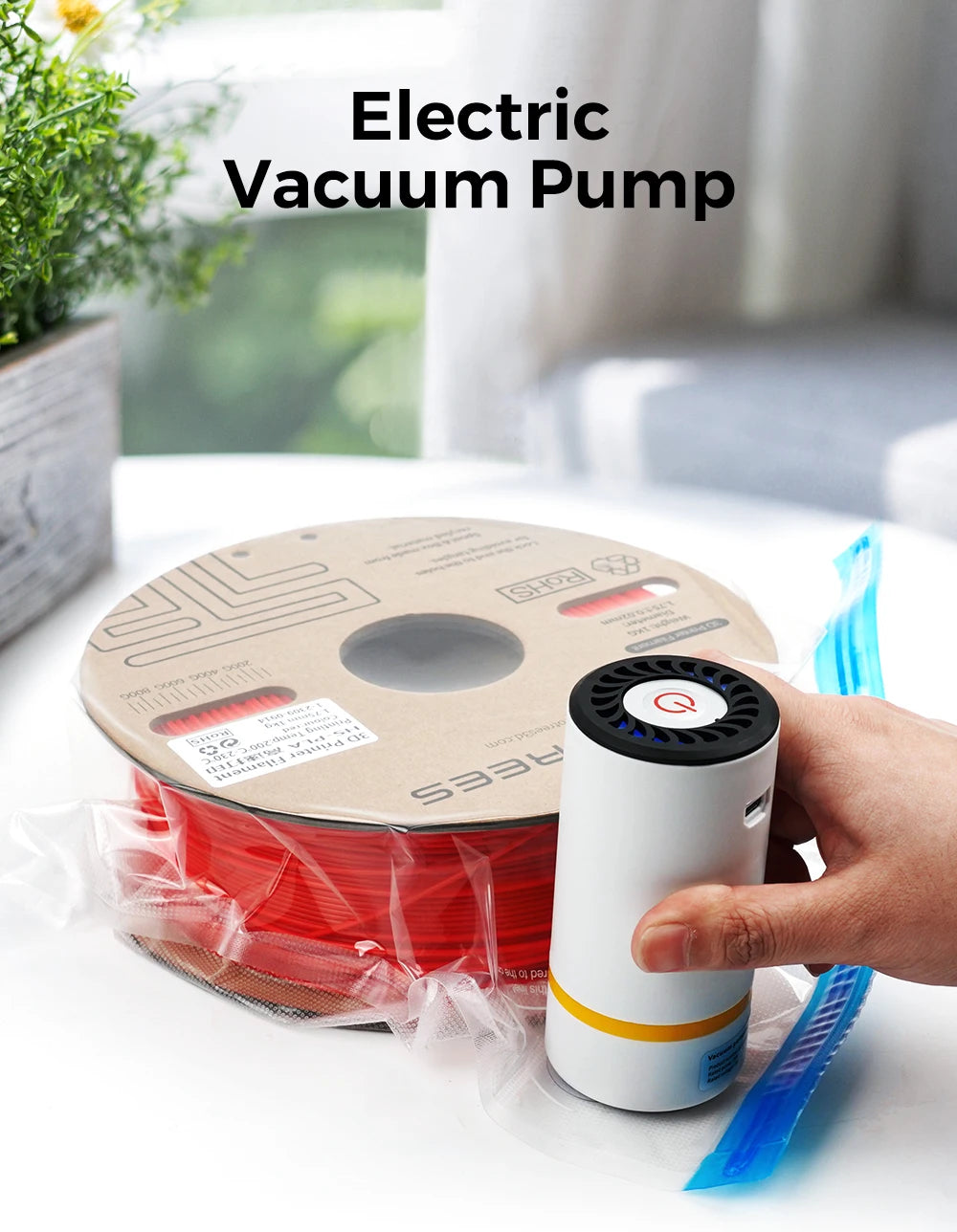 USB Rechargeable Electric Air Pump Vacuum Automatic Compressed