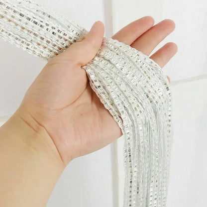 Polyester Tassel Beaded Door Curtain for Windows & Doorways