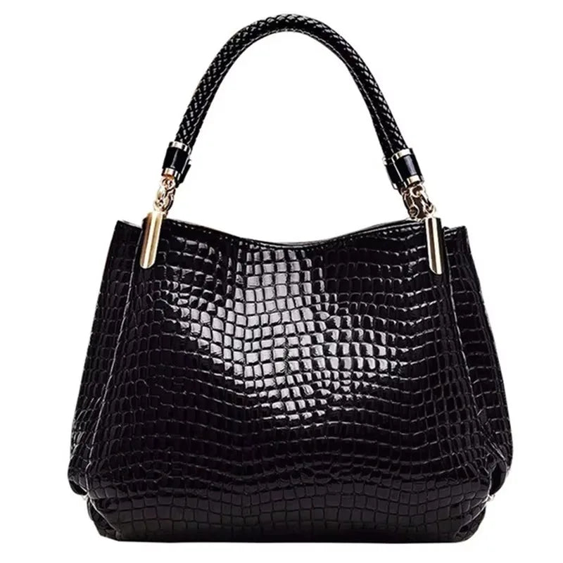 Large Capacity Women’s Leather Tote Handbag